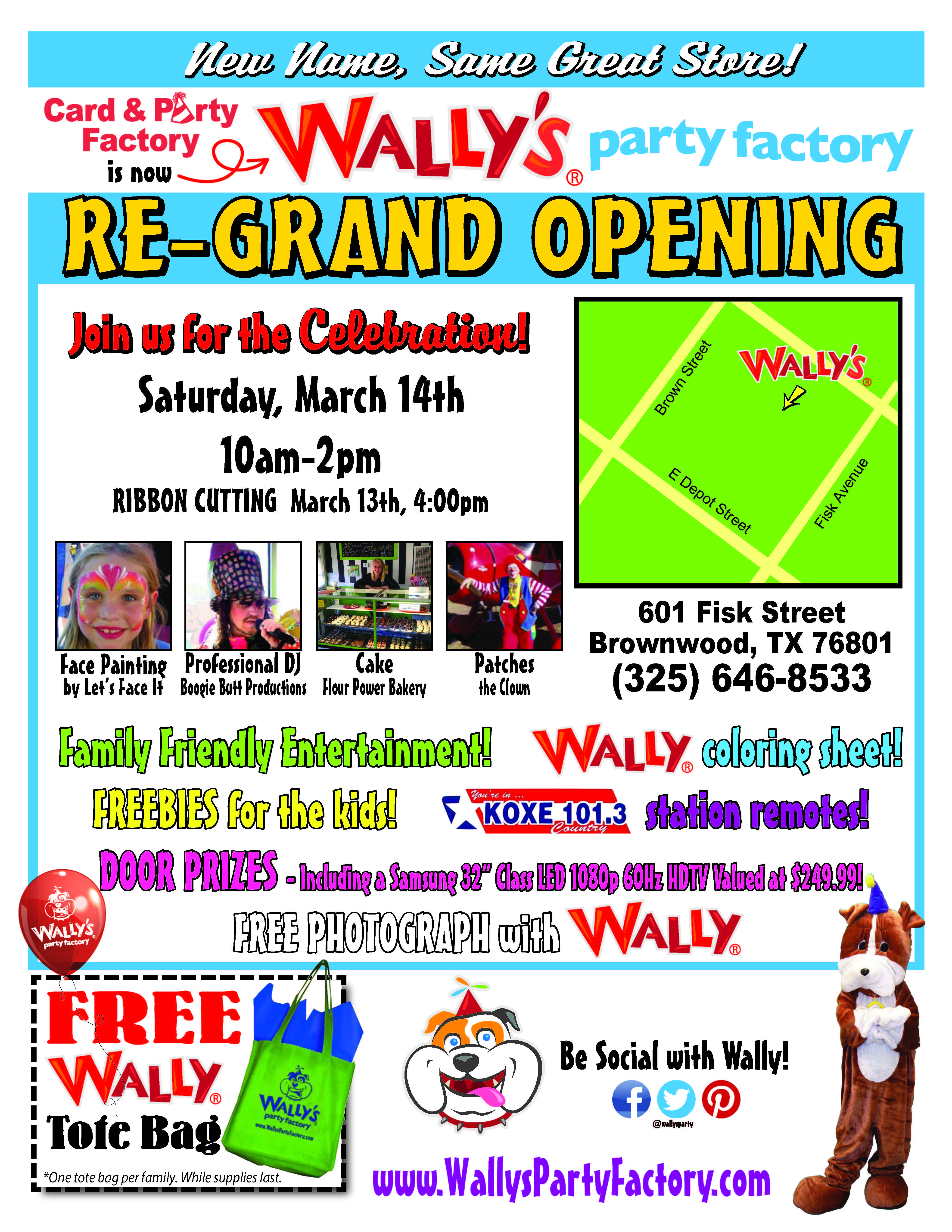 Card & Party Factory in Brownwood, TX Announces Store Name Change to